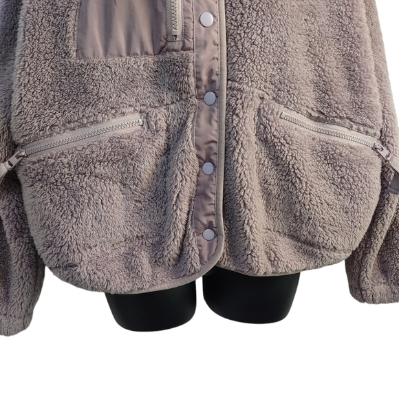 Aeropostale Women's Purple Fleece Jacket Size M - Picture 5 of 10